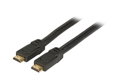 HighSpeed HDMI Kabel with Ethernet -- 4K60Hz,A-A St-St, 1m, schwarz
