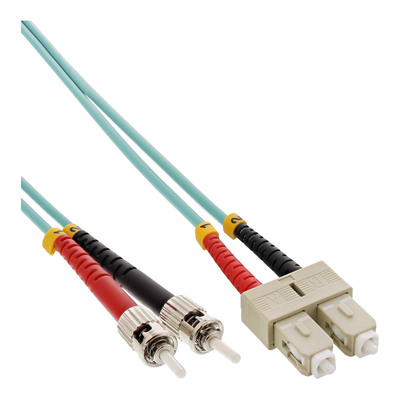 InLine® LWL Duplex Kabel, SC/ST, 50/125µm, OM3, 15m (Produktbild 1)