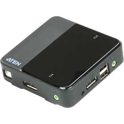 ATEN CS782DP KVM-Switch 2-fach, DisplayPort, USB, für 2 Displays, 4K (Produktbild 1)