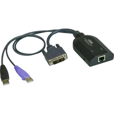 ATEN KA7166 KVM-Adapter, CPU-Modul, DVI, USB, Virtual Media (Produktbild 1)