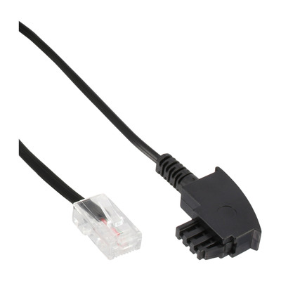 InLine® TAE-F Kabel für DSL-Router, TAE-F Stecker an RJ45 8P2C, 20m (Produktbild 1)