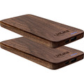 2er InLine® woodplate, USB Powerbank 5.000mAh, mit LED Status - 01478D