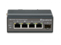 5-Port-Gigabit-Industrie-Switch -- c802.3at/af PoE Hutschiene -40 °C bis 75 °C