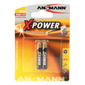 ANSMANN 1510-0005 Alkaline Batterie AAAA, X-Power, 2er-Pack - 01059H