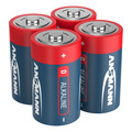 ANSMANN 5015581 RED Alkaline-Batterie, Mono (D), LR20, 4er Pack - 01051C