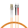 Duplex Patchkabel LC-ST OM2 -- 0,5m LSZH 2mm orange