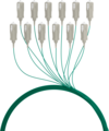 Faserpigtail SC OM2  -- Grün 2m - 1 Stück