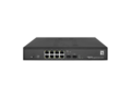 Hilbert 10-Port Gigabit PoE Smart Lite Switch -- 8PoE Ausgänge 2 x Gigab. SFP 802.3at/af PoE-Budget