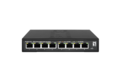 Hilbert 8-Port Gigabit Smart Lite Switch -- 8 x Gigabit RJ45 Metall Gehäuse