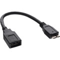 InLine® Micro-USB 3.0 OTG Adapterkabel, Micro-B Stecker an USB A - 31609