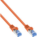 InLine® Patchkabel, Cat.6A, S/FTP, TPE (LSZH), CCA, orange, 0,3m - 72633O