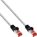 InLine® Patchkabel, S/FTP (PiMf), Cat.6, 250MHz, PVC, Kupfer, 0,5m - 76450T