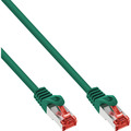 InLine® Patchkabel, S/FTP (PiMf), Cat.6, halogenfrei, Kupfer, grün, - 76933G