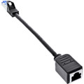 InLine® Patchkabel Verlängerung, RJ45 Protektor, S/FTP (PiMf), 0,2m - 76501X