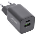 InLine® Power Delivery + Quick Charge USB Netzteil, 33W, USB-A + USB-C, schwarz