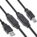 InLine® USB 2.0 Aktiv-Kabel, USB-A Stecker zu USB-B Stecker, 15m - 34512A