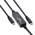 InLine® USB 3.2 Gen.1 Aktiv-Kabel, USB-C Stecker an USB-C Stecker, 5m - 35670C