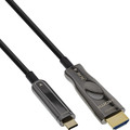 InLine® USB-C zu HDMI AOC Kabel, Monitorkabel 4K60Hz (DP Alt Mode), - 64215A