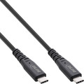 InLine® USB4 Kabel, USB-C ST/ST, PD 240W, 8K60Hz, TPE schwarz, 0,5m - 35906I