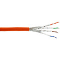 InLine® Verlegekabel Cat.7a, S/FTP (PiMF) 4x2x0,58 AWG23, 1200MHz, - 71300I