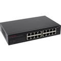 Longshine LCS-GS8416 16-Port Gigabit-Switch, Desktop, SNMP, lüfterlos - 32334B
