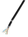 PATCH PRO FLEX CAT 7 Kabel,PUR/Gummi -- schwarz RAL9005, UV best.