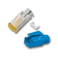 RJ45-Hirose Stecker STP, TM31 blau, 100 -- Stück, 3 Elemente, Cat.6A - H7642.7-100