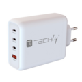 Techly GaN Ladegerät 3x USB-C und 1x USB-A --