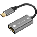 Techly USB-C 3.2 auf HDMI 2.1 Adapter -- 8K@60Hz 15 cm - IADAP-USBC-HDMI8