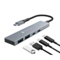 Techly USB3.2 Slim Hub 2x USB-A und 2x USB-C --