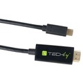 USB Typ C zu HDMI Alternate Kabel, 4K -- 2m, schwarz - IADAP-USBC-HDMI2TY