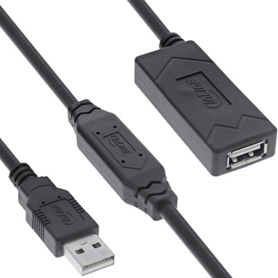 4043718332885 - USB 20 Aktiv-Verlängerung USB-A Stecker Buchse 20m