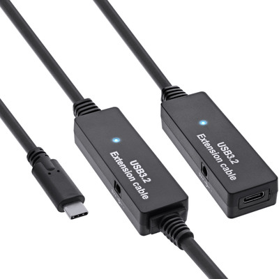 4043718315024 - USB 32 Gen1 Aktiv-Verlängerung USB-C Stecker an USB-C Buchse 10m