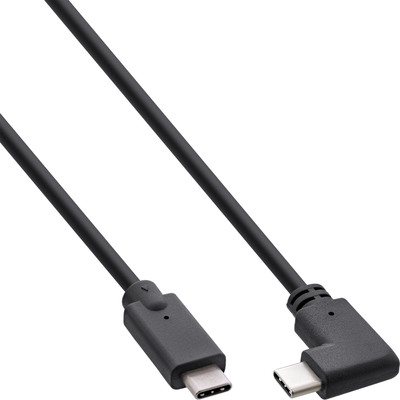 4043718311408 - USB 32 Gen2 Kabel USB-C Stecker Stecker gewinkelt schwarz 03m