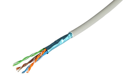 8717511106672 - Patchkabel Cat5e F UTP 300MHz 4x2xAWG26 -- FRNC-B grün