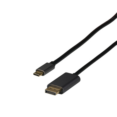 4049759271817 - EFB-Elektronik - Adapterkabel - USB-C (M) zu DisplayPort (M) - Thunderbolt 3 - 2 m - Support von 4K 120 Hz Support von 8K 60 Hz