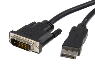 8057685306103 - ICOC-DSP-C-030 - Displayport 11 Stecker auf  DVI 24+1 Stecker 1080p 3 m