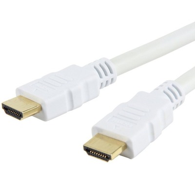 8057685306912 - HDMI High Speed mit Ethernet Kabel A A -- Stecker Stecker weiß 2 m