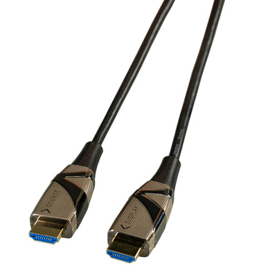 8051128103984 - Techly HDMI 4K 60Hz AOC LWL Anschlusskabel St St 20m schwarz ICOC-HDMI-HY2-020