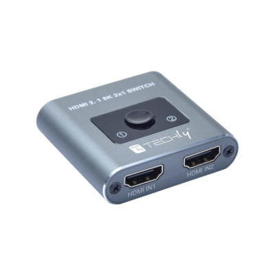 8059018365504 - Techly 2x1 HDMI 21 8K Switch --