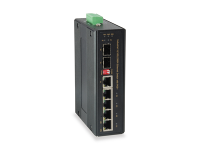 4015867188507 - Industrial Gigabit Eth Swicht - 4xPOE -- +1xSFP+1xCombo -40 to 75C 48VDC