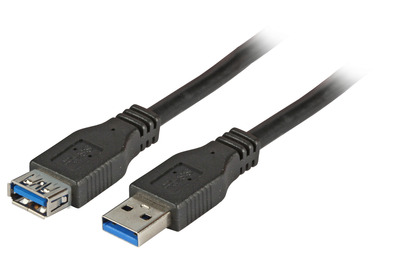 4049759102661 - EFB-Elektronik Premium - USB-Verlängerungskabel - USB Typ A (W) zu USB Typ A (M) - USB 30 - 1 m - geformt