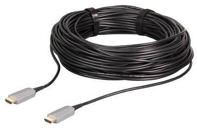 4049759212087 - EFB-Elektronik - HDMI-Kabel - HDMI männlich zu HDMI männlich - 40 m - Glasfaser - 4K Unterstützung Active Optical Cable (AOC)