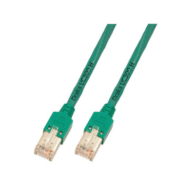 4049759013868 - RJ45 Patchkabel Cat5e F UTP LSZH -- Draka UC300 TM11 grün 20m