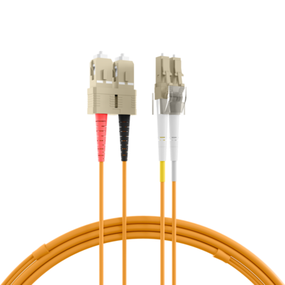 4049759224660 - Duplex Patchkabel Flat-Twin LC-SC OM2 -- 5m LSZH 3x5mm orange