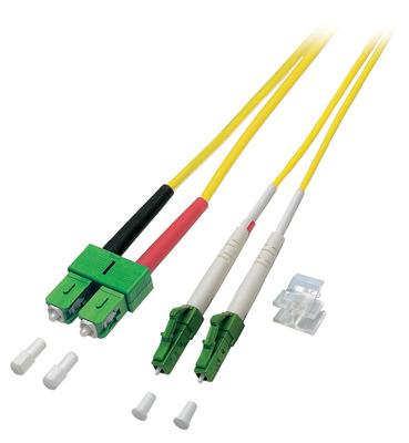 4049759056469 - EFB-Elektronik - Patch-Kabel - LC APC Einzelmodus (M) zu SC APC Einzelmodus (M) - 20 m - Glasfaser - Duplex