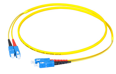 4049759224752 - Duplex Patchkabel Flat-Twin SC-SC OS2 G652D -- 45m LSZH 3x5mm gelb