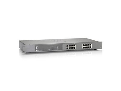 16-Port Fast Ethernet PoE+ Switch (120W) --