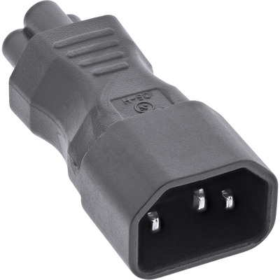 InLine® Netzadapter IEC 60320 C14 / C5, 3pol. Kaltgeräte / Notebook (Produktbild 2)