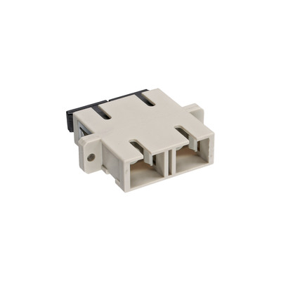 InLine® LWL Kupplung, Duplex SC/SC, multimode, beige, Keramik-Hülse, zum Einbau (Produktbild 2)